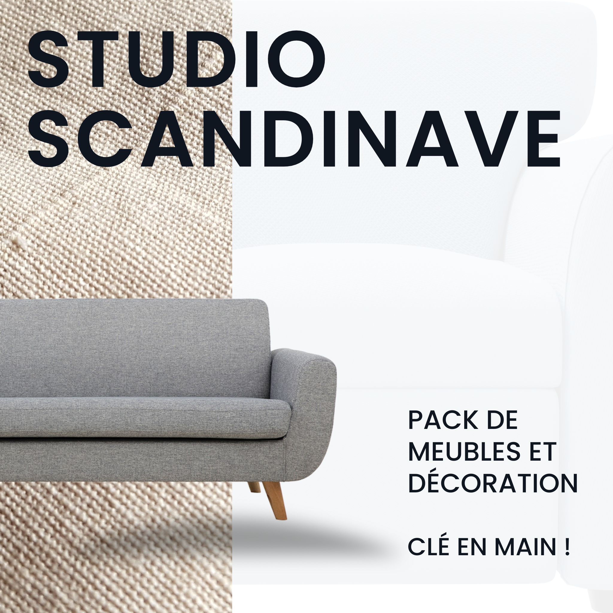 Pack meubles appartement SCANDINAVE