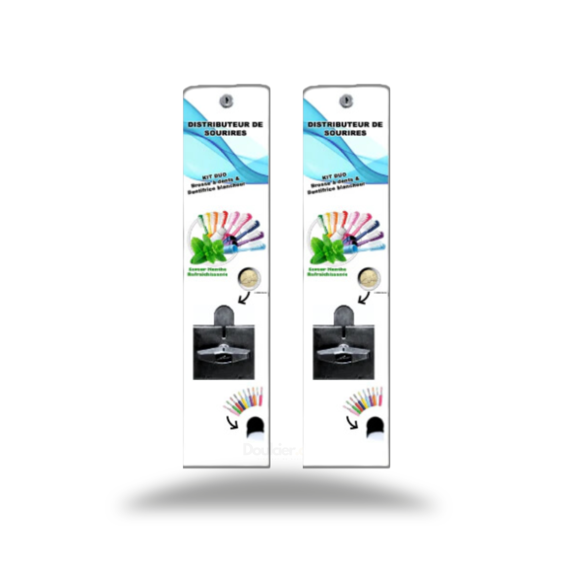 Distributeur de brosses à dents - Monnayeur 2€