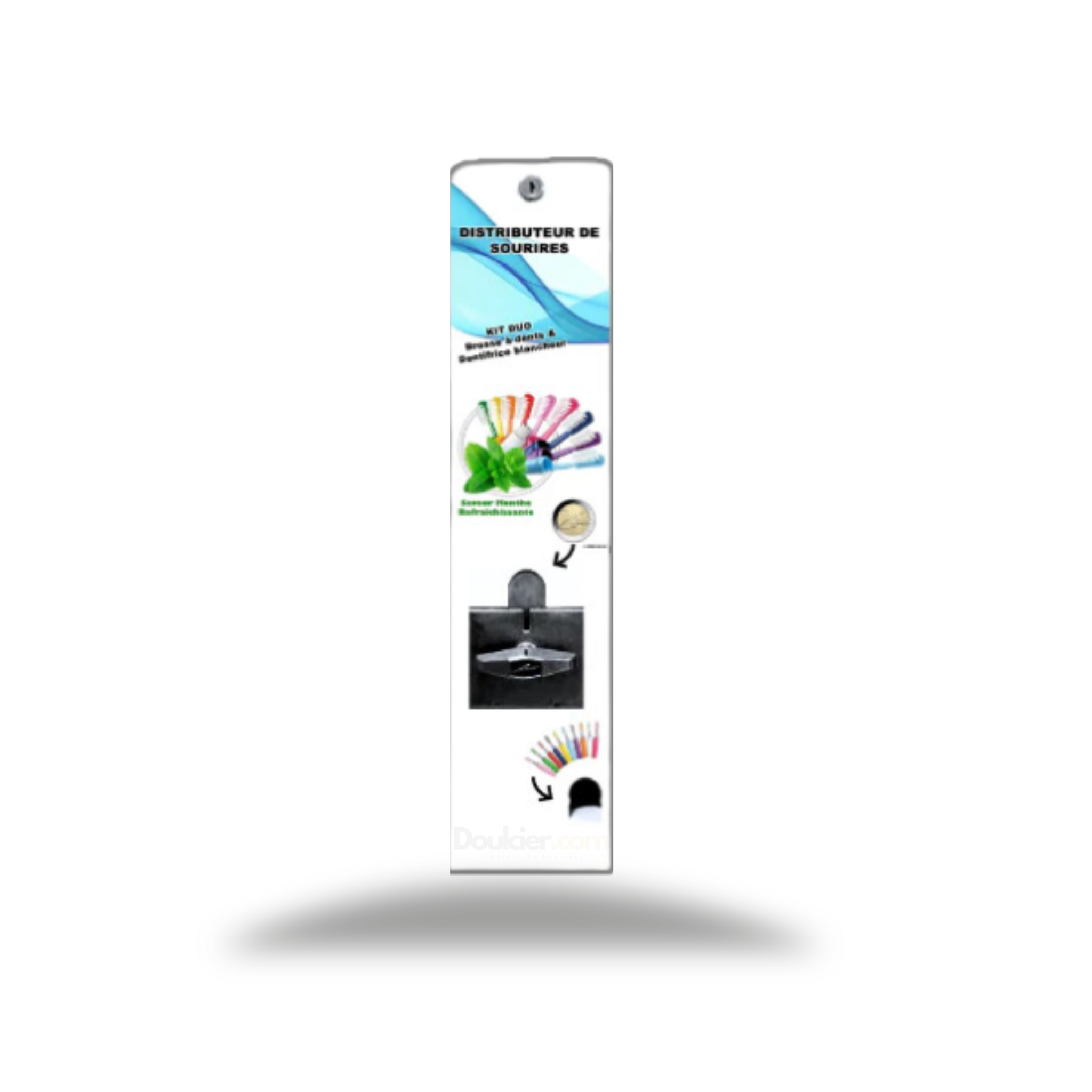 Distributeur de brosses à dents - Monnayeur 2€