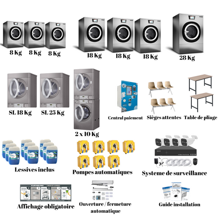 Pack Laverie 60 m² et plus