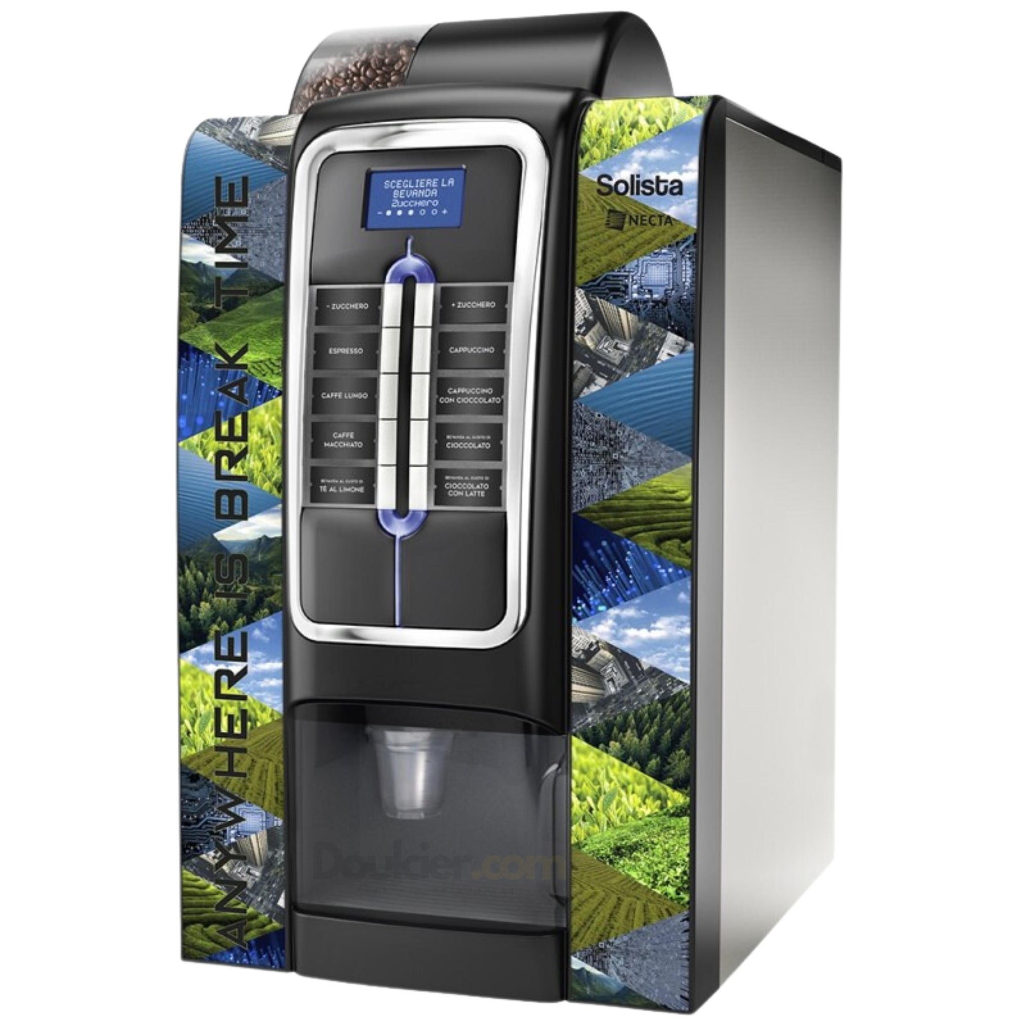 Distributeur automatique de café sur socle